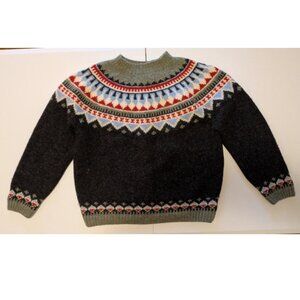 Eddie Bauer Wool Fair Isle Sweater Medium